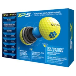 TaylorMade TP5 Golf Balls -GolfGearHub 2021tp5ballsyellow3