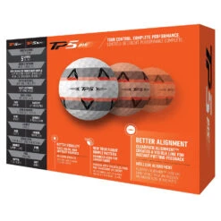 TaylorMade TP5 Pix 2.0 Golf Balls -GolfGearHub 2021tp5pix20golfballswhite3
