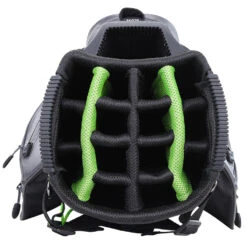 Big Max Dri-Lite Sport Golf Cart Bag -GolfGearHub Big Max Dri Lite Sport Golf Cart Bag Charcoal Lime 4