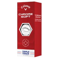 Callaway Chrome Soft Triple Track Golf Balls 7 Callaway Chrome Soft Triple Track Golf Balls -GolfGearHub Callaway 2022 Chrome Soft Triple Track Golf Balls White 4