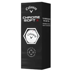 Callaway Chrome Soft X Golf Balls -GolfGearHub Callaway 2022 Chrome Soft X Golf Balls White 4