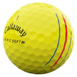 Callaway ERC Soft Triple Track Golf Balls 6 Callaway ERC Soft Triple Track Golf Balls -GolfGearHub Callaway ERC Soft Triple Track Golf Balls Yellow 3