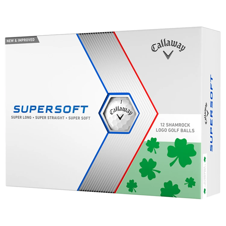 Callaway Supersoft Shamrock Golf Balls 1 Callaway Supersoft Shamrock Golf Balls
