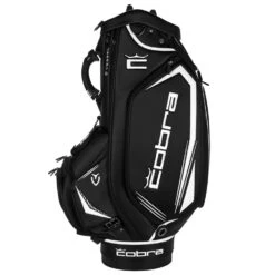 Cobra Golf Tour Staff Bag -GolfGearHub Cobra 2023 Tour Staff Bag Black White 3