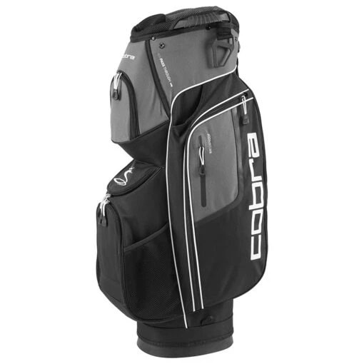 Cobra XL Golf Cart Bag 3 Cobra XL Golf Cart Bag -GolfGearHub Cobra XL Cart Bag BLK GRY WHT CBCOB096 1