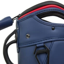 J.Lindeberg Print Golf Tour Staff Bag 7 J.Lindeberg Print Golf Tour Staff Bag -GolfGearHub J Lindeberg Print Golf Tour Staff Bag Bridge Swirl Red JL Navy Barbados Cherry 4