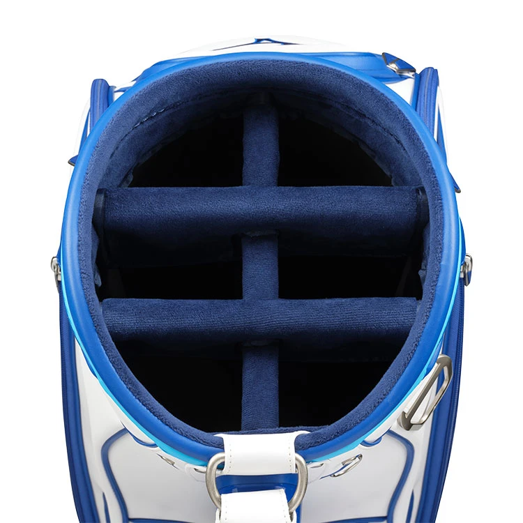 Mizuno Golf Tour Staff Bag White/Blue 4 Mizuno Golf Tour Staff Bag White/Blue - Image 4