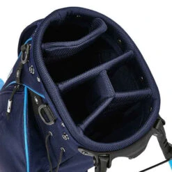 Nike Sport Lite Golf Stand Bag 5 Nike Sport Lite Golf Stand Bag -GolfGearHub Nike Sport Lite Stand Bag CV1304 437 Midnight Navy Photo Blue White 3