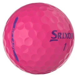 Srixon Ladies Soft Feel Golf Balls -GolfGearHub Srixon Ladies Soft Feel Brite Golf Ball Passion Pink 3
