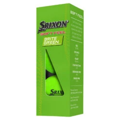 Srixon Soft Feel Brite Golf Balls -GolfGearHub Srixon Soft Feel Brite Golf Ball Green 4