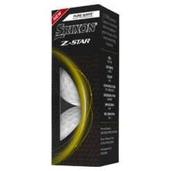 Srixon Z Star Golf Balls -GolfGearHub Srixon Z Star Golf Balls White 4