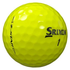 Srixon Z Star Golf Balls 6 Srixon Z Star Golf Balls -GolfGearHub Srixon Z Star Golf Balls Yellow 3