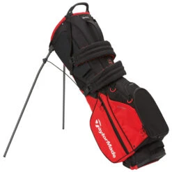 TaylorMade FlexTech Crossover Golf Stand Bag -GolfGearHub TaylorMade Flex Tech Crossover Golf Stand Bag Black Red 6