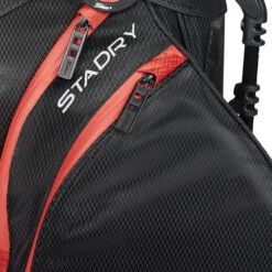 Titleist Players 5 StaDry Golf Stand Bag -GolfGearHub Titleist 2023 Players 5 Stadry Stand Bag Black Black Red 8