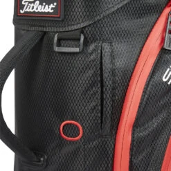 Titleist Players 5 StaDry Golf Stand Bag -GolfGearHub Titleist 2023 Players 5 Stadry Stand Bag Black Black Red 9