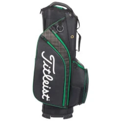 Titleist Cart 14 SE Shamrock Golf Cart Bag 8 Titleist Cart 14 SE Shamrock Golf Cart Bag -GolfGearHub Titleist Cart 14 Shamrock Golf Cart Bag Black Green 3