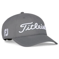 Titleist Tour Performance Golf Cap -GolfGearHub Titleist Tour Performance Golf Cap Grey White 4