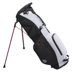 Wilson Exo Lite Dynapower Golf Stand Bag -GolfGearHub Wilson 2023 EXO Lite Dynapower Golf Stand Bag Black White Red 5